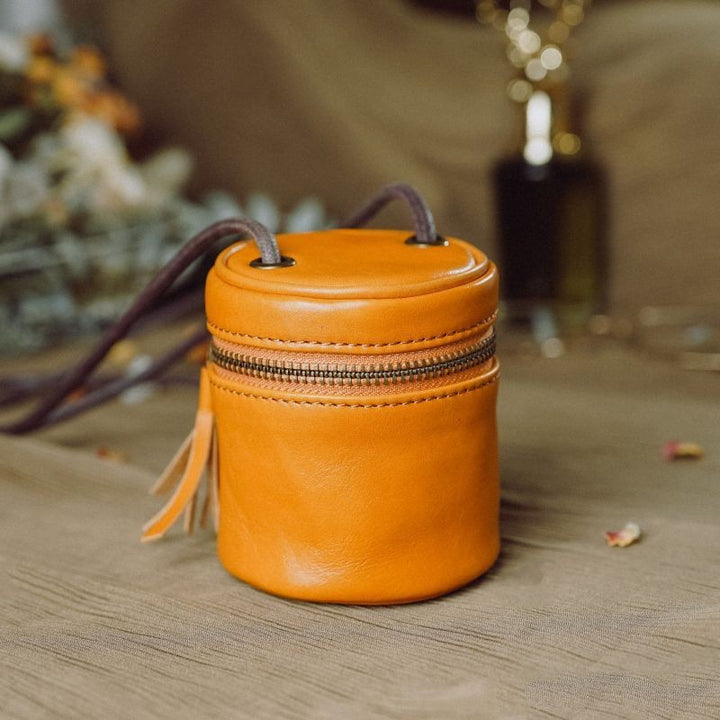 Stylischer Leder Kosmetik Organizer Karnz
