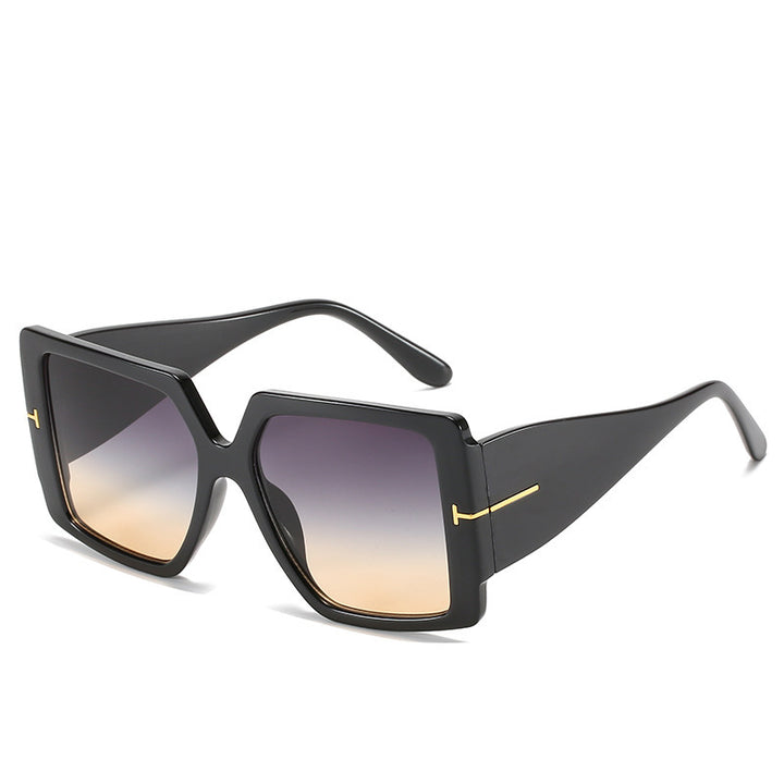 Einzigartige Oversized Geometrische Sonnenbrille Karnz