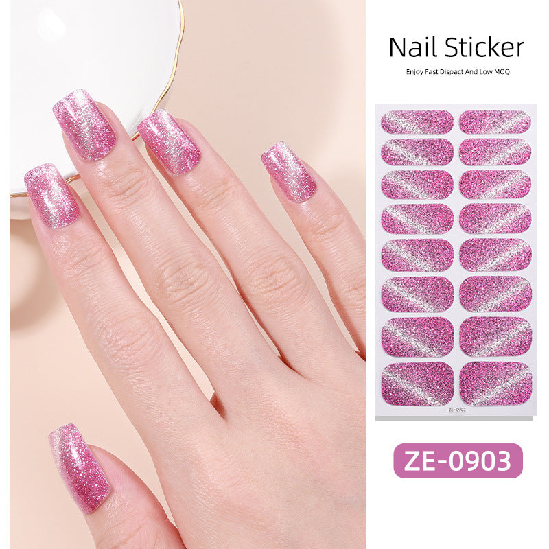 Ombre Glitter Nagel Wraps