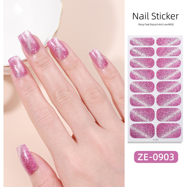 Ombre Glitter Nagel Wraps