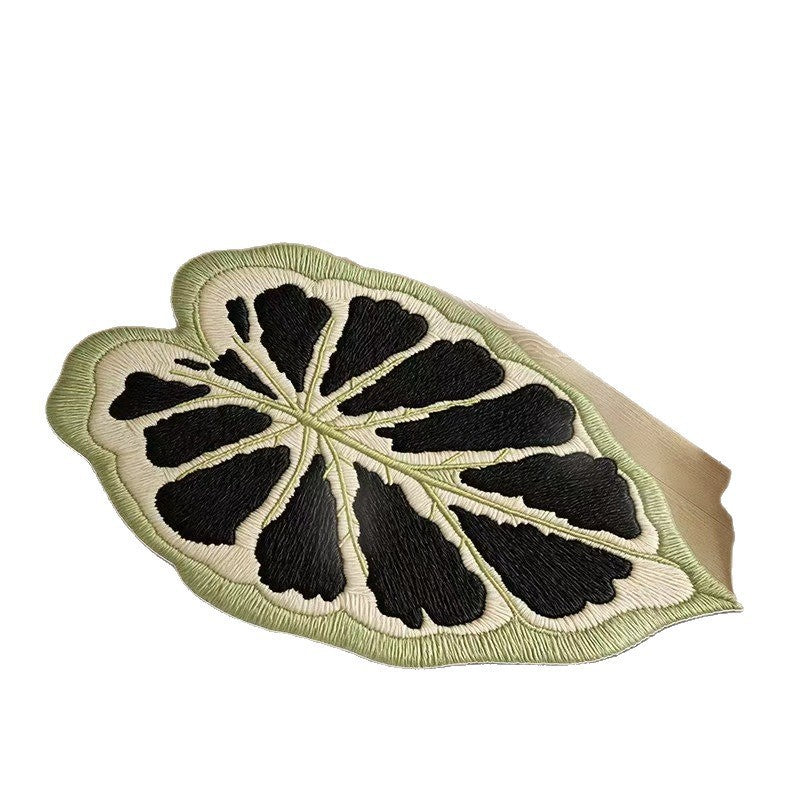 Monstera-Blatt-förmige Fußmatte Karnz