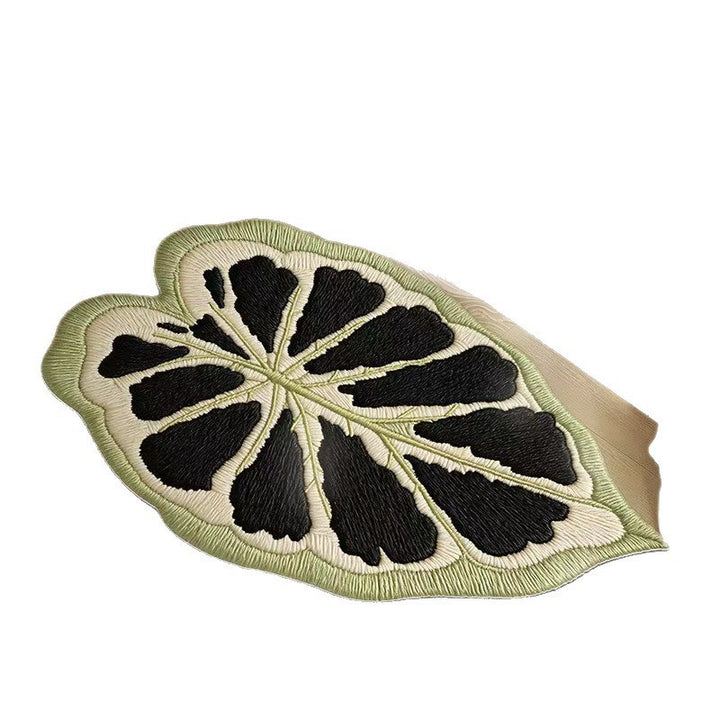Monstera-Blatt-förmige Fußmatte Karnz