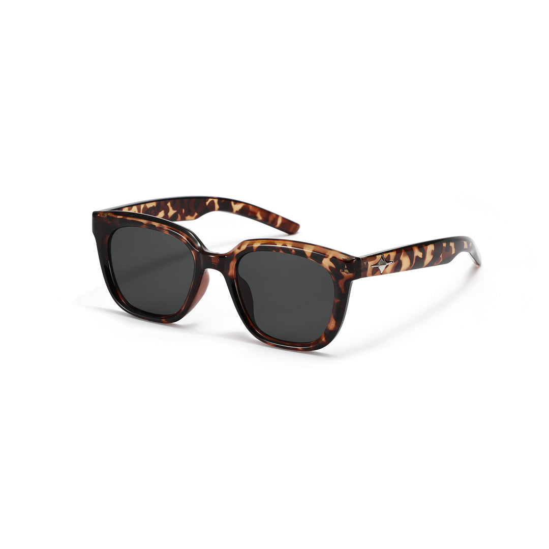 Damen modische transparente Sonnenbrille mit schmalem Rahmen und UV-Schutz Karnz