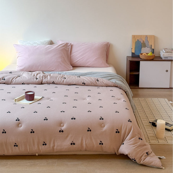 Gepolsterte Futon‑Matratzenauflage mit niedlichem Katzenmuster