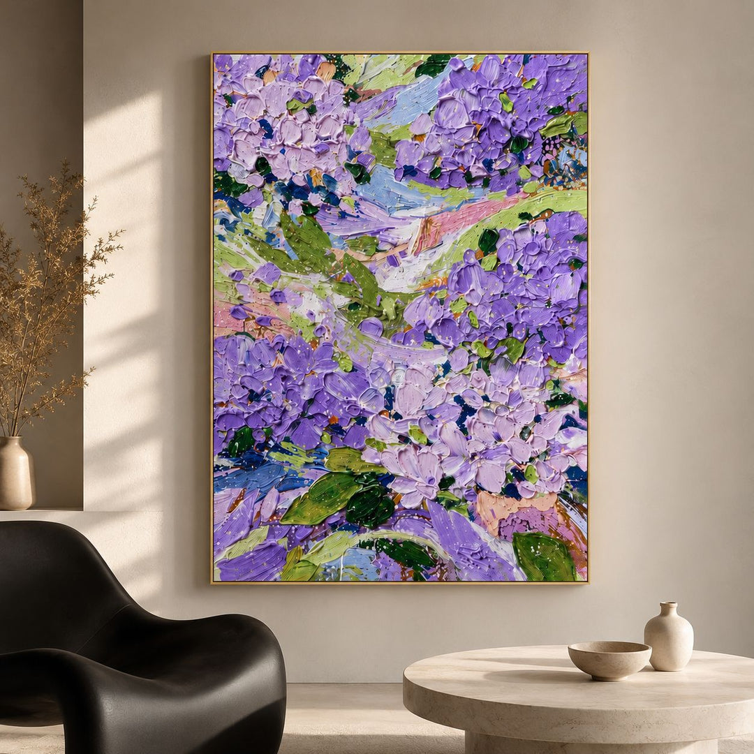 Dekorative florale Leinwandkunst