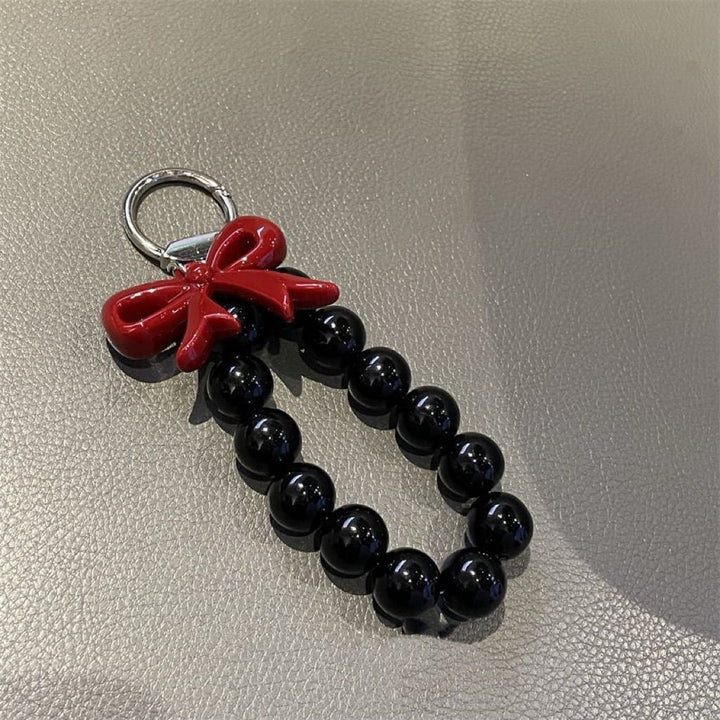 Eleganter Perlen Charm Schlüsselanhänger Karnz