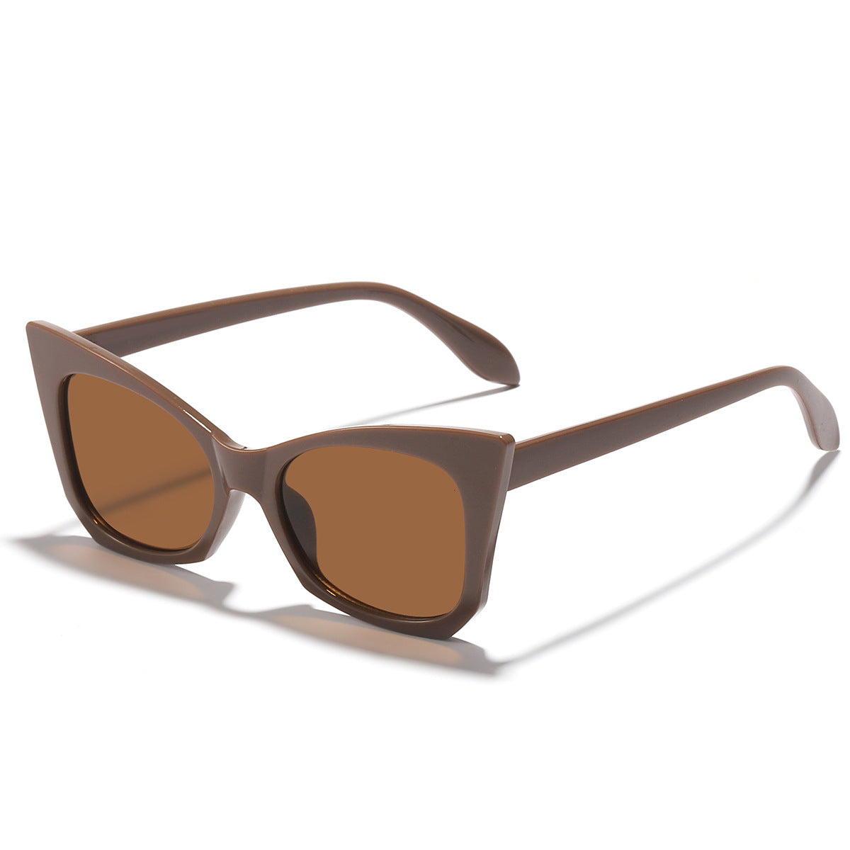 Damen Sonnenbrille im trendigen Cat-Eye Design mit auffälligem Leopardenmuster Karnz
