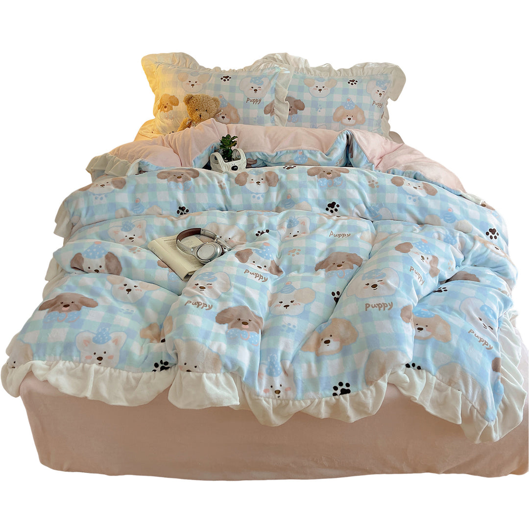 Gemütliche Plüschdecke