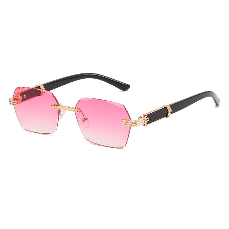 Damen Trendige geometrische Sonnenbrille Karnz