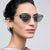 Damen Cat-Eye Sonnenbrille mit schützendem UV-Filter und elegantem Metallrahmen Karnz
