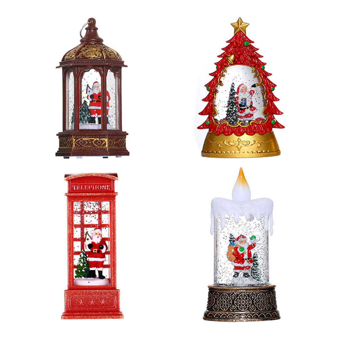 Dekorative Leuchtende Weihnachts-Telefonbox Schüssel