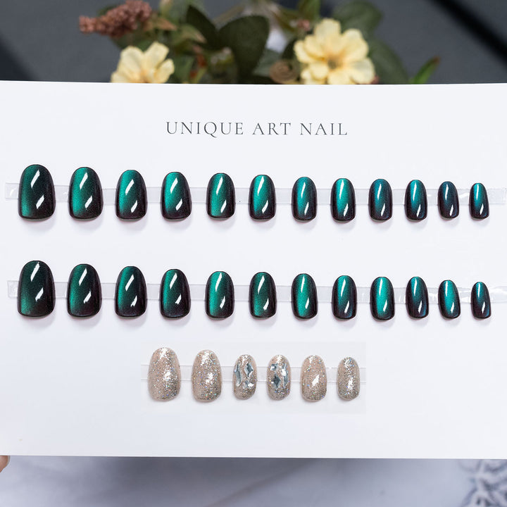 Hochglanz Press-On Nagelkunst