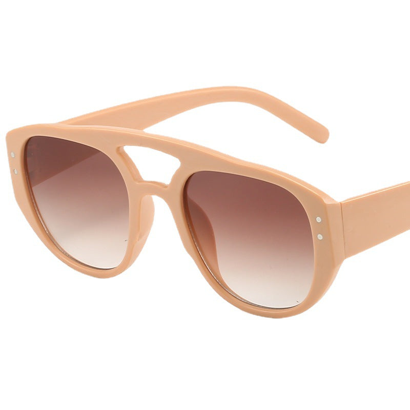Damen Modische Sonnenbrille im stilvollen Leopardenmuster Karnz