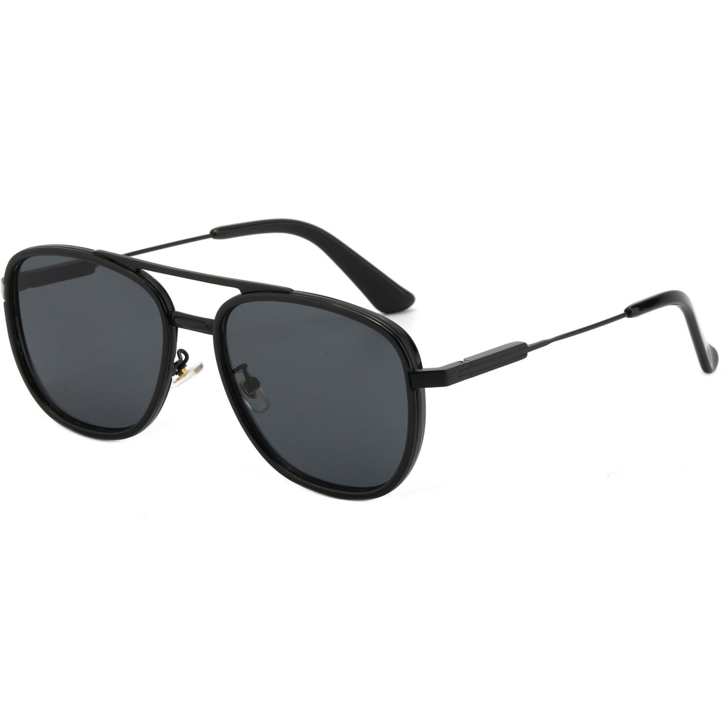 Damen Elegante Pilotensonnenbrille mit hochwertigen Gläsern und stilvollem Metallrahmen Karnz