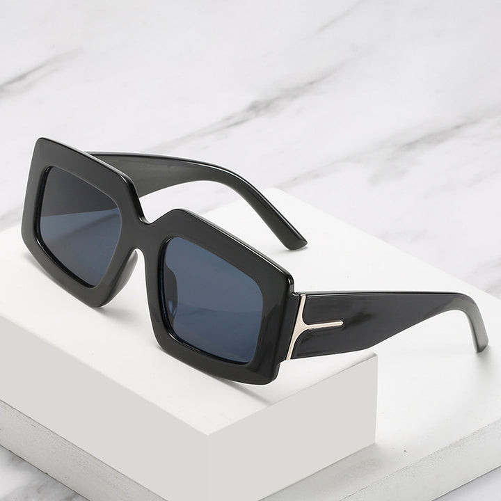 Oversized quadratische Rahmen Sonnenbrille Karnz
