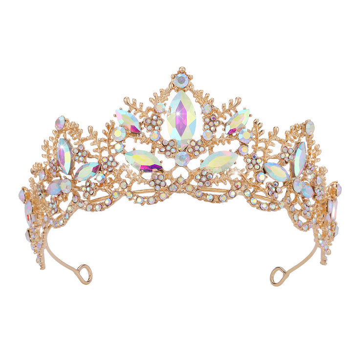 Damen Glamouröse Tiara mit funkelnden Kristallverzierungen Karnz