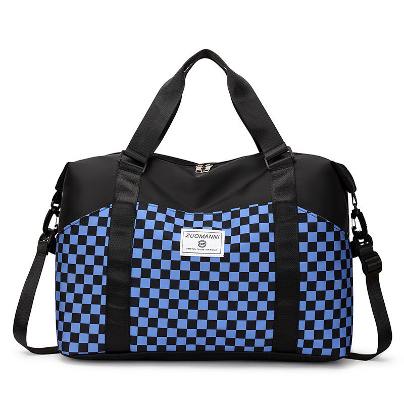 Stilvoller Schachbrett-Duffle-Bag Karnz