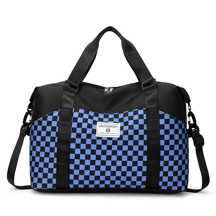 Stilvoller Schachbrett-Duffle-Bag Karnz