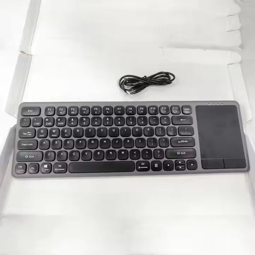 Ultraflache Bluetooth-Tastatur mit Integriertem Touchpad Karnz