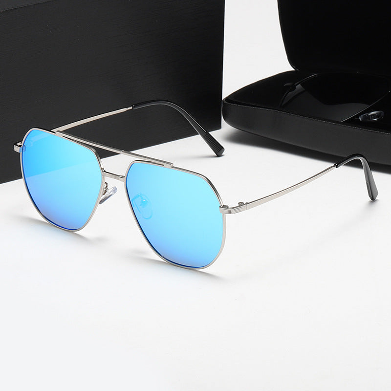 Damen stilvolle Sonnenbrille mit innovativem Metallrahmen Karnz