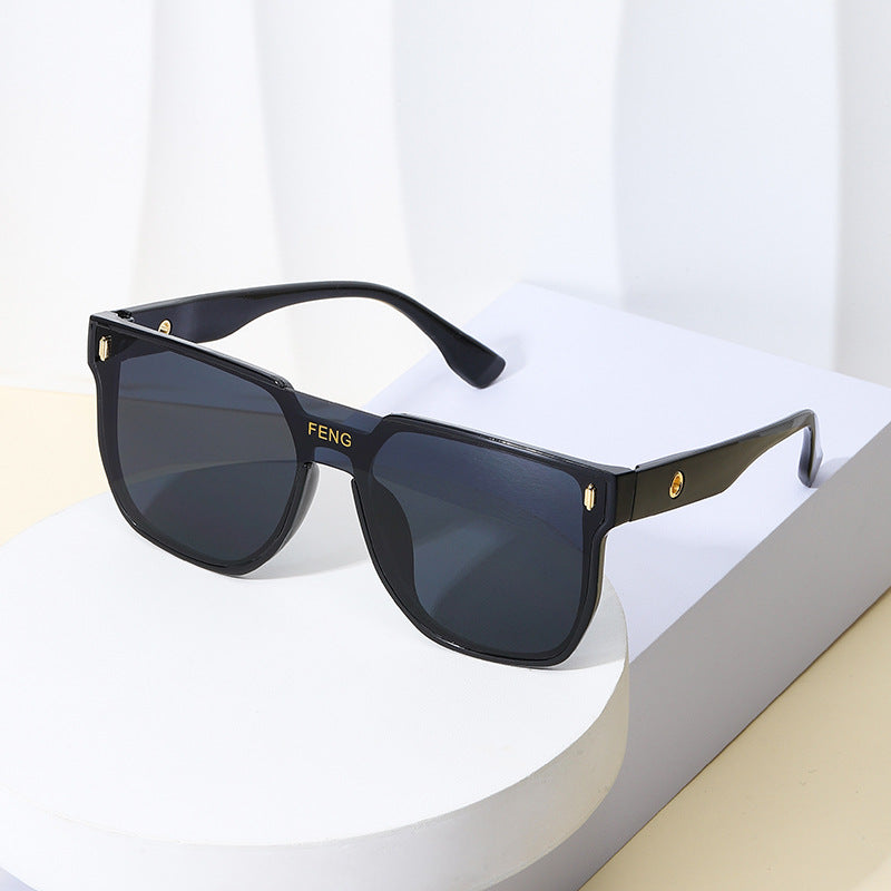 Damen modische Sonnenbrille im trendigen, geometrischen Design Karnz