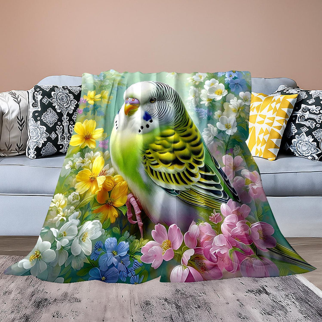 Künstlerische Vogel Design Wurfdecke