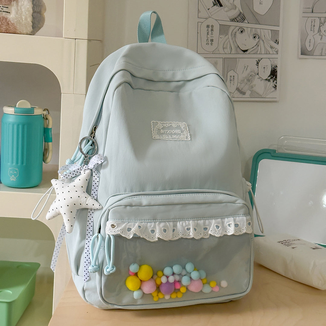 Stylischer Rüsch-Rucksack Karnz