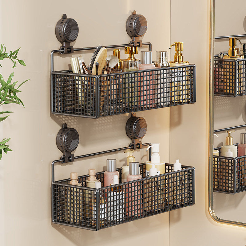 Saug-Montage Vertikales Mesh Kosmetik- & Toiletten-Organizer