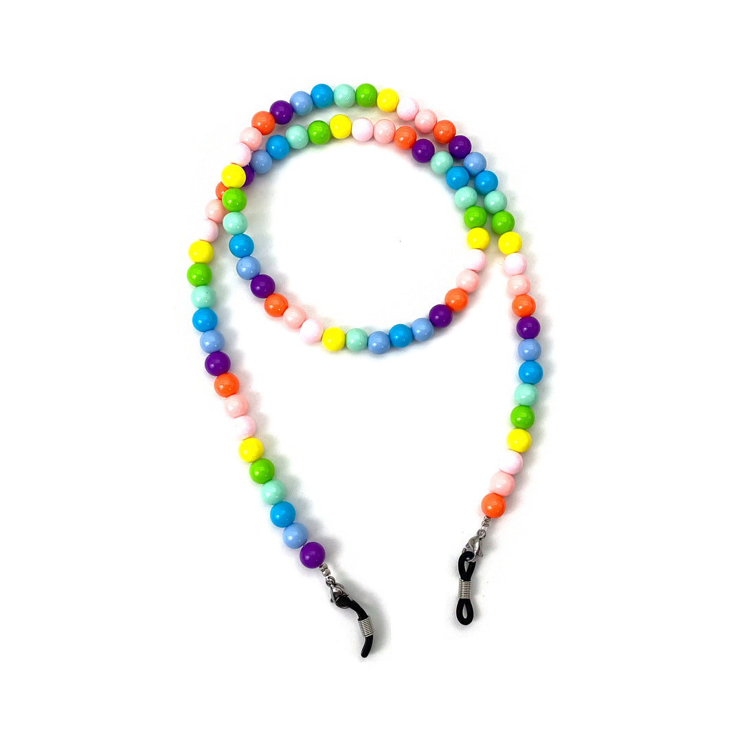 Bunte Perlen Sonnenbrillen Kette Karnz