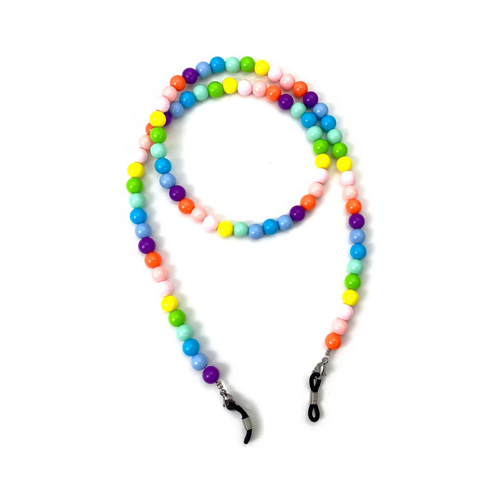 Bunte Perlen Sonnenbrillen Kette Karnz