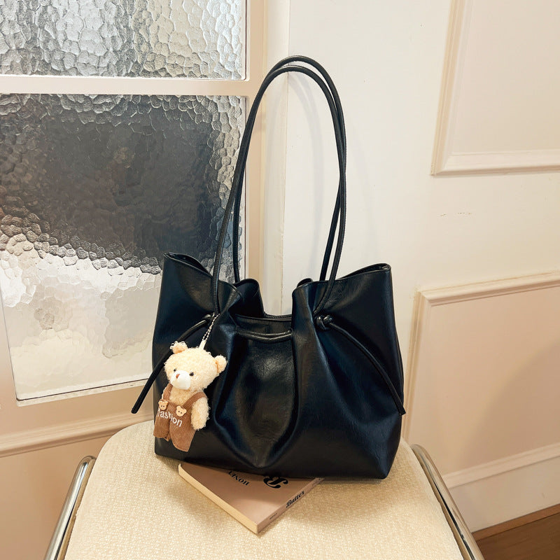 Lässige Zugband-Shopper-Tasche