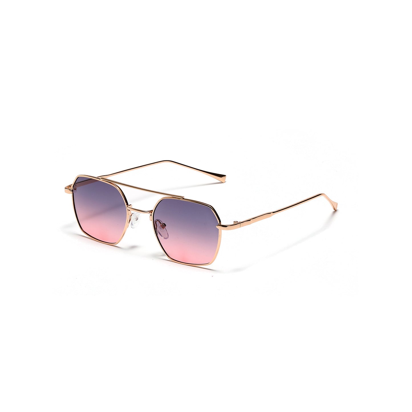 Damen filigrane Sonnenbrille mit elegantem polygonalen Rahmen Karnz