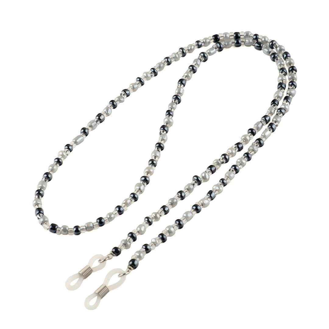 Beaded Eyewear Chain with Flexible Holders Karnz