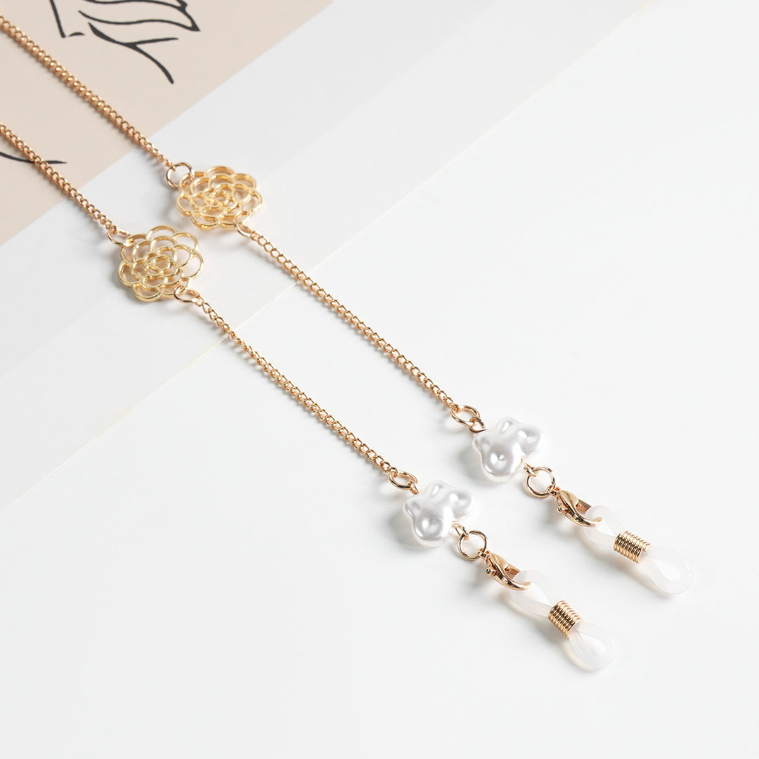 Elegante florale Kettenhalskette Karnz
