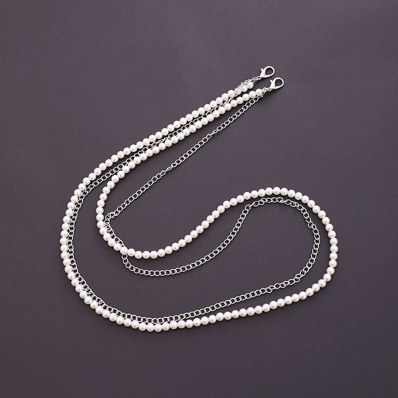 Elegante Perlen Brillenband Karnz
