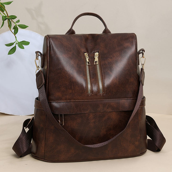 Vielseitiger Vegan-Leder-Rucksack Karnz