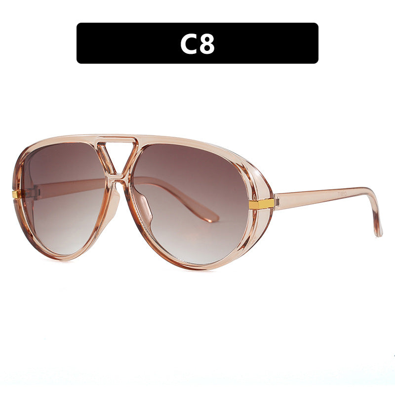 Damen modische große Sonnenbrille mit elegantem Rahmen und schützenden Gläsern Karnz