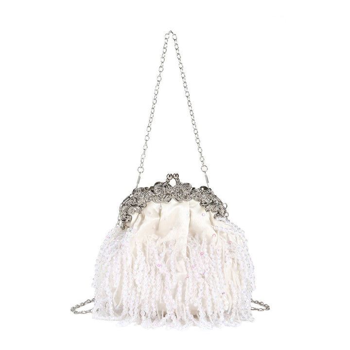 Elegante Perlenbeaded Clutch