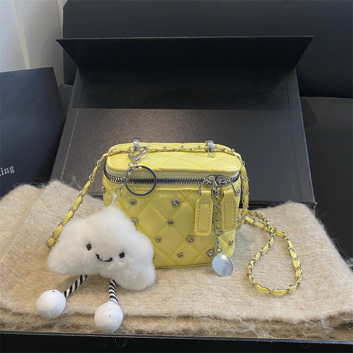 Trendige gesteppte Mini-Crossbody-Tasche