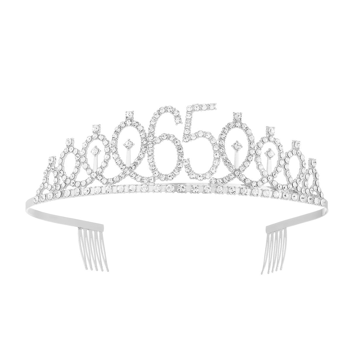 Damen Kristallverzierte Tiara mit elegantem Design Karnz