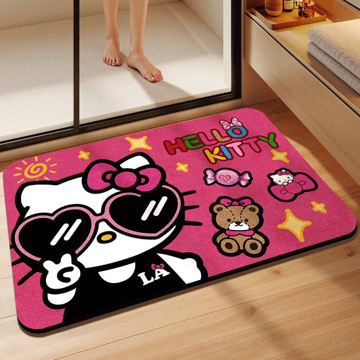 Cartoon-Thema Plush-Badmatte