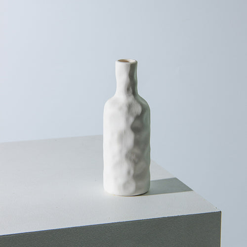 Künstlerische teksturierte Keramikflasche Vase