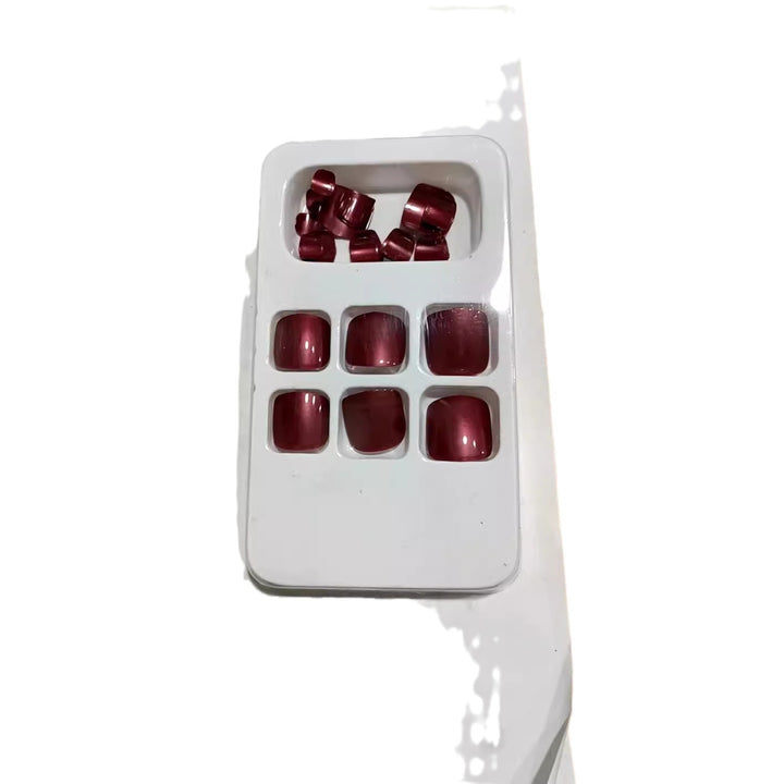 Premium Glänzendes Press-On Nagelset Karnz