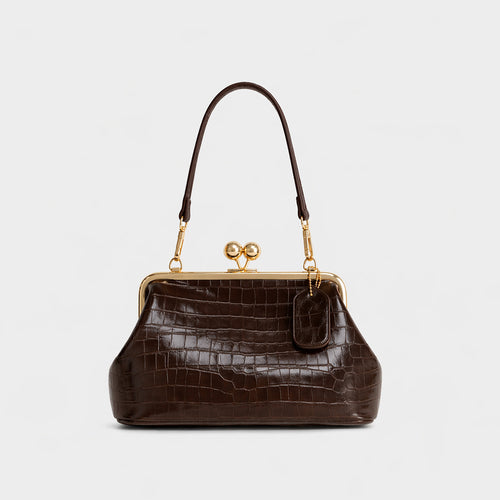 Krokodilmuster Abendhandtasche