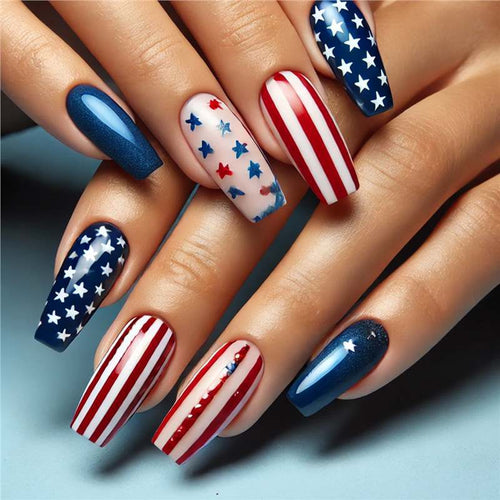 Patriotisches Nagelkunstset Karnz