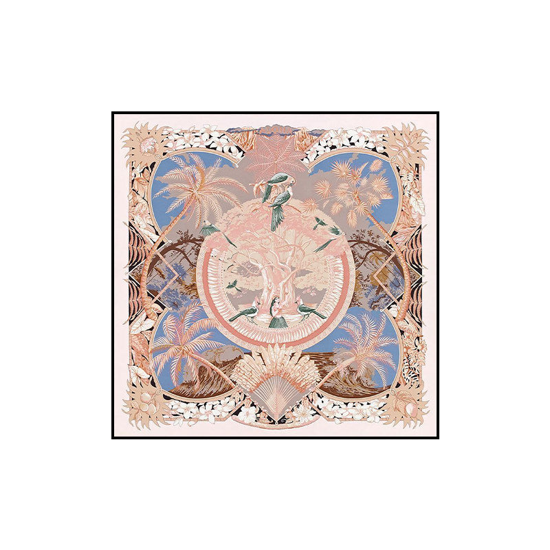 Elegante Floral Seidenschal