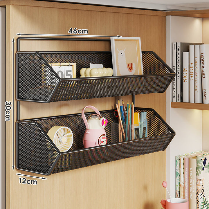 Clip-On Mesh Schrankrand Aufbewahrungskorb Organizer