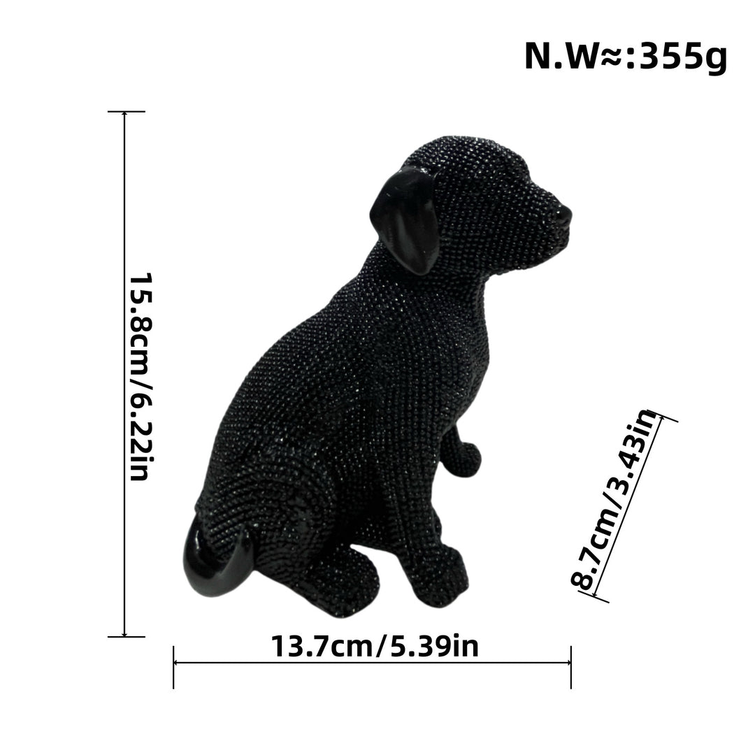 Dekorative Hundefigur im modernen Design Karnz