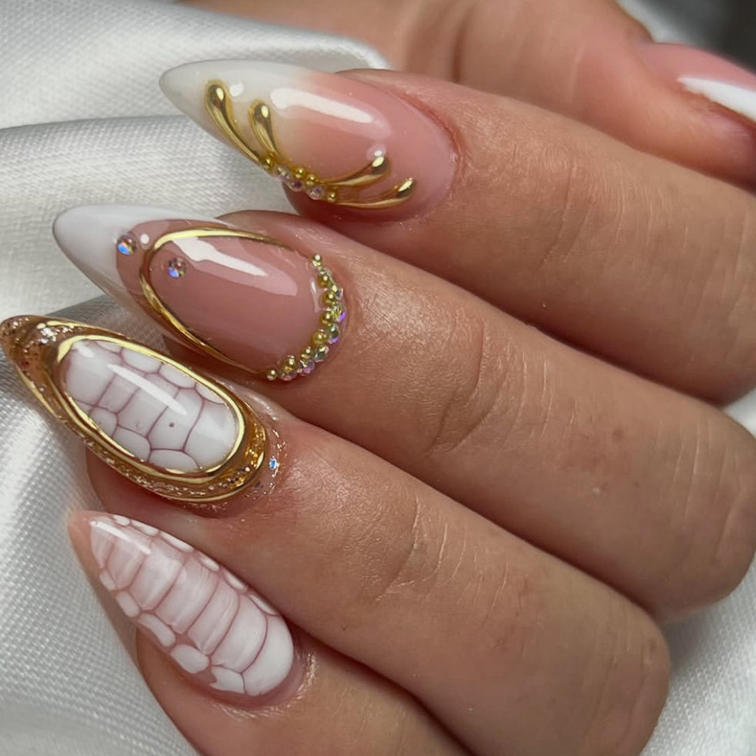 Elegantes dekoratives Gel-Nagelkunst-Set Karnz
