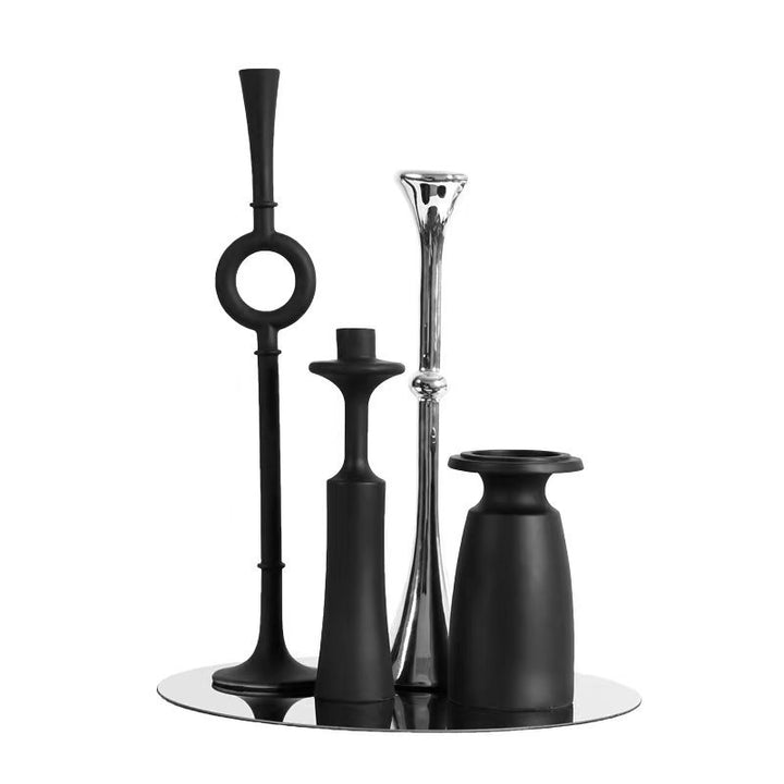 Künstlerisches Kerzenhalter-Set